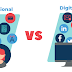 Difference between traditional marketing and digital marketing