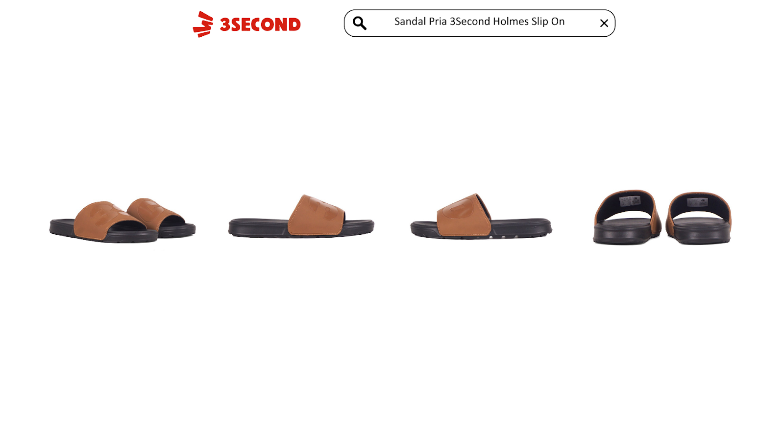 Sandal Slip On Pria Coklat