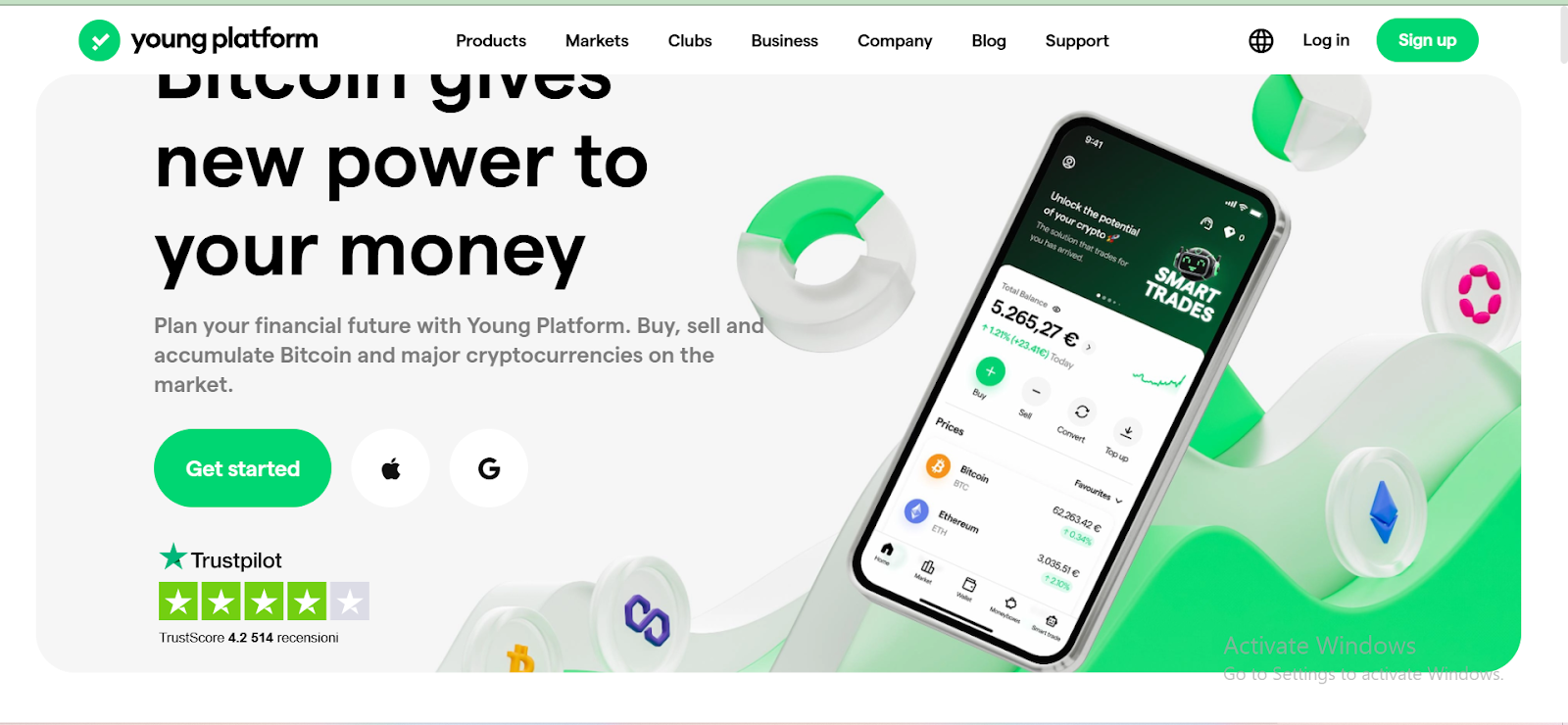 YoungPlatform Homepage