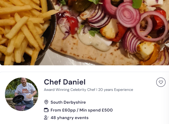 nottingham meal prep with chef daniel