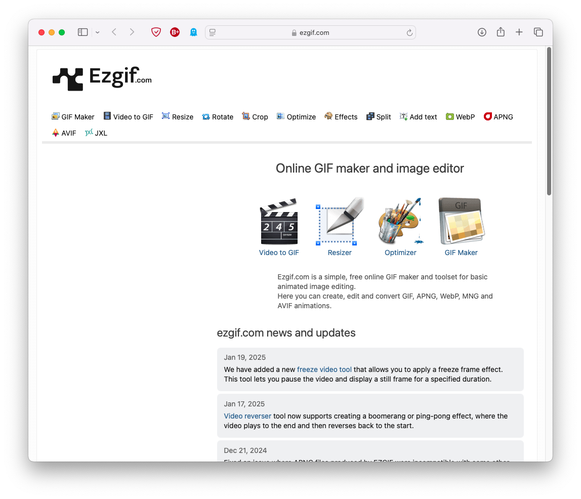 ezgif video to gif converter