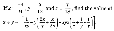 Rational Numbers Class 7 Extra Questions Maths Chapter 9 Q18