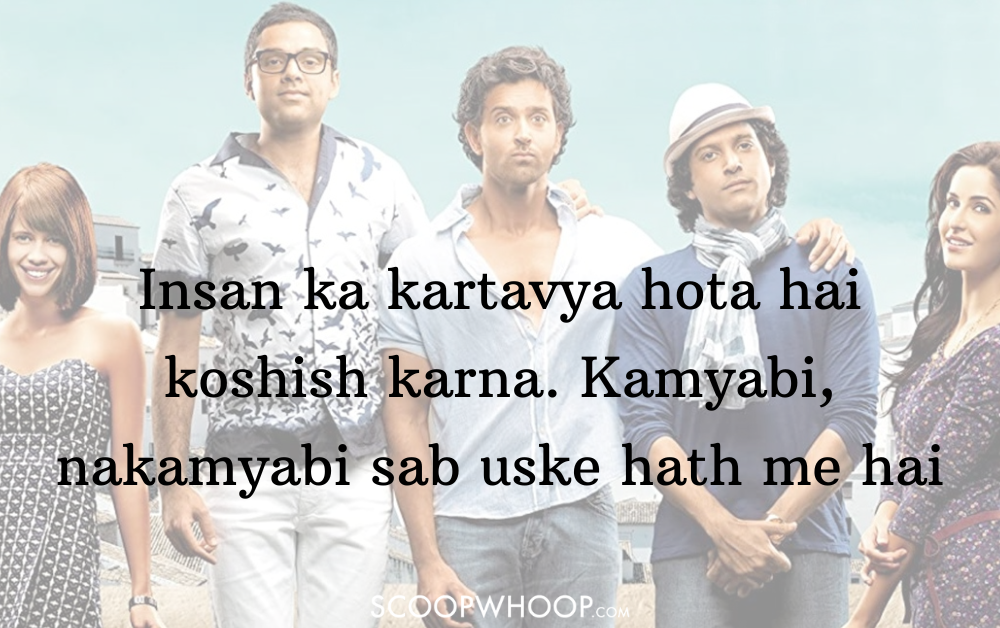 zindagi na milegi dobara dialogues