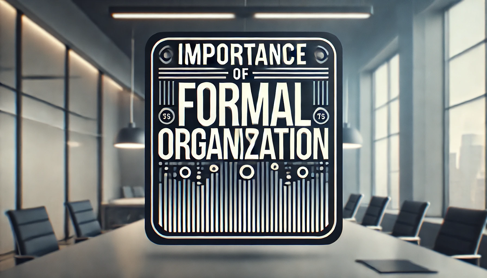 Features of Formal Organisation