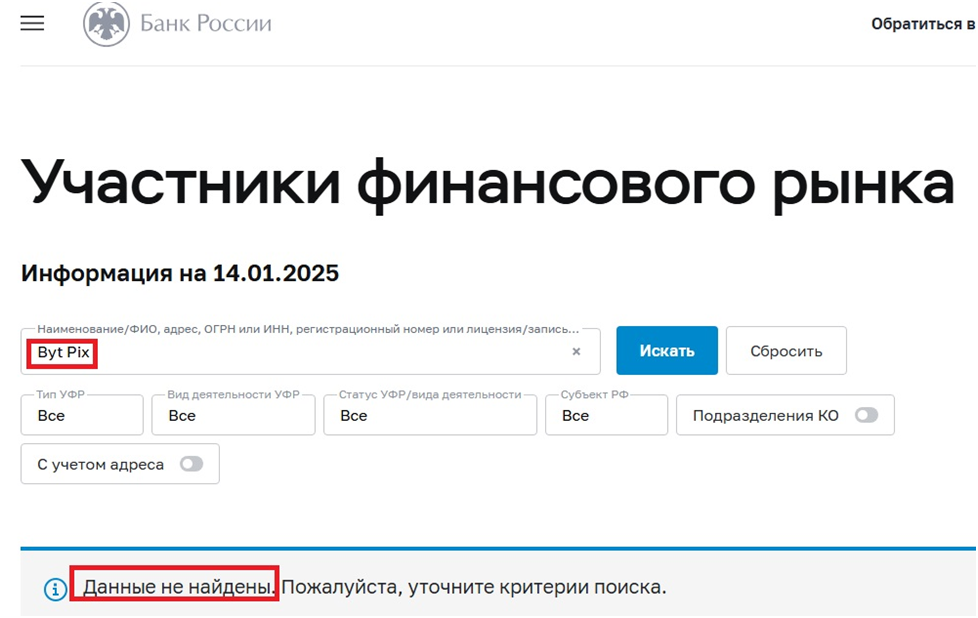 bytpix (Byt Pix) обман
