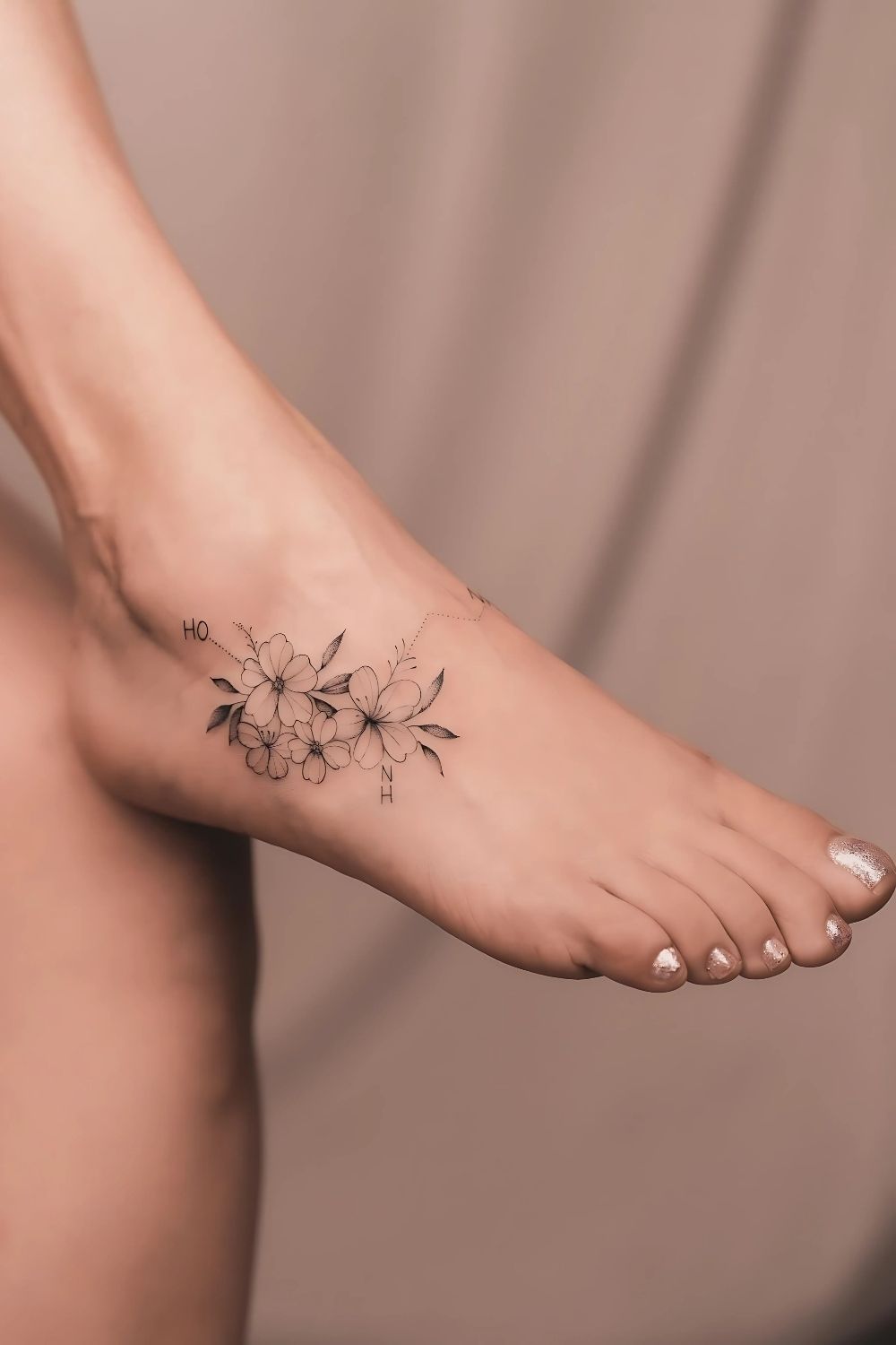 Small Girly Foot Tattoos: