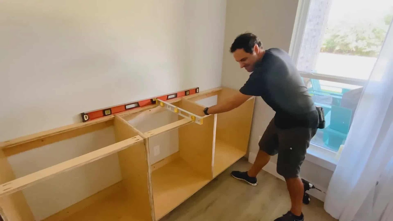 Toe kick platform