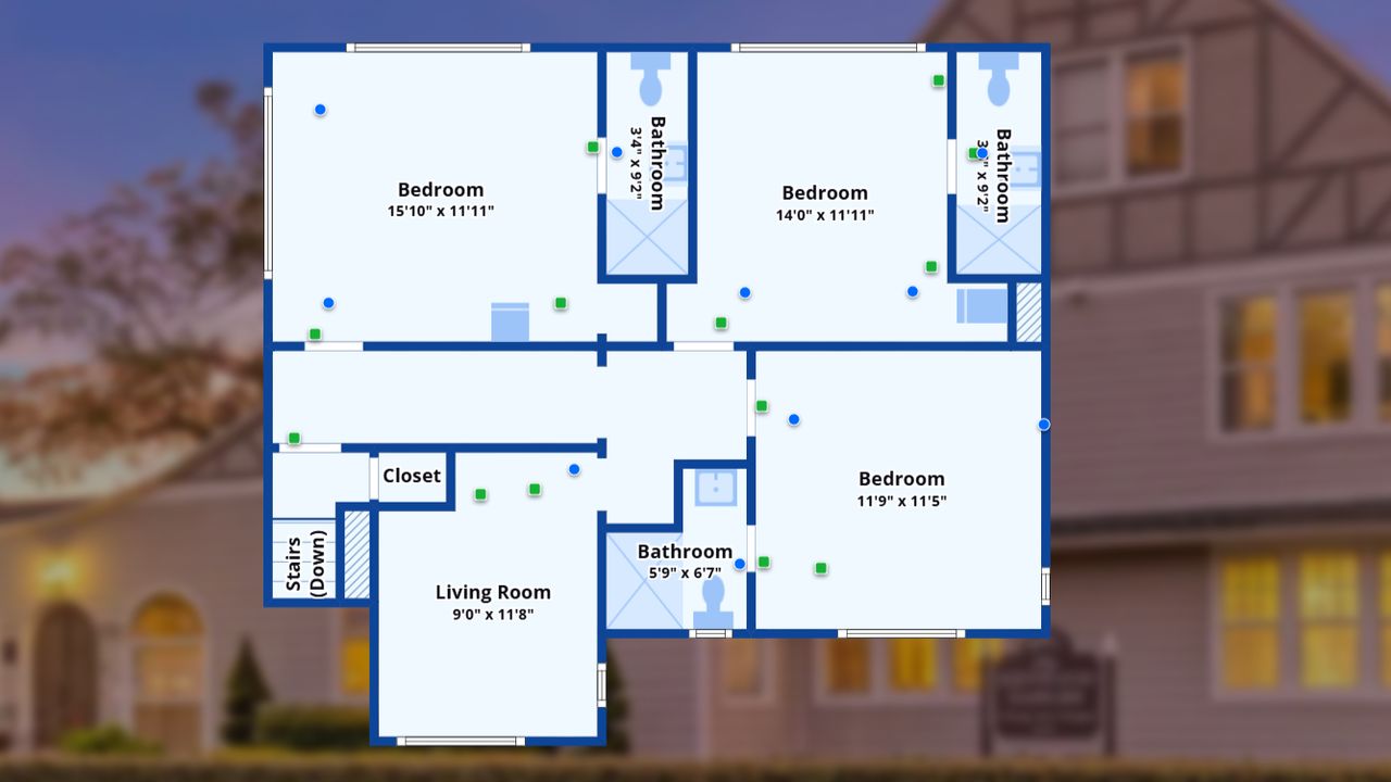Historic 1936 Tudor Revival in Saint Petersburg with Pool, Lush Gardens, and Bed & Breakfast License (Floor Plan Inside)