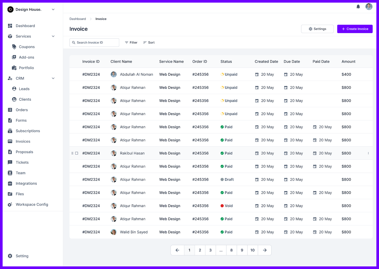 Payment Tracking