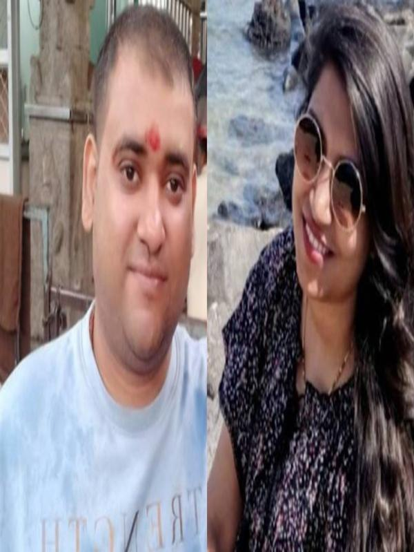 Atul Sibash and his wife.