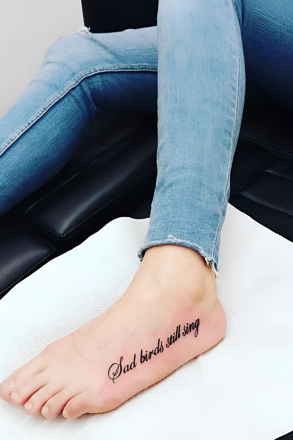 . Quote Foot Tattoos