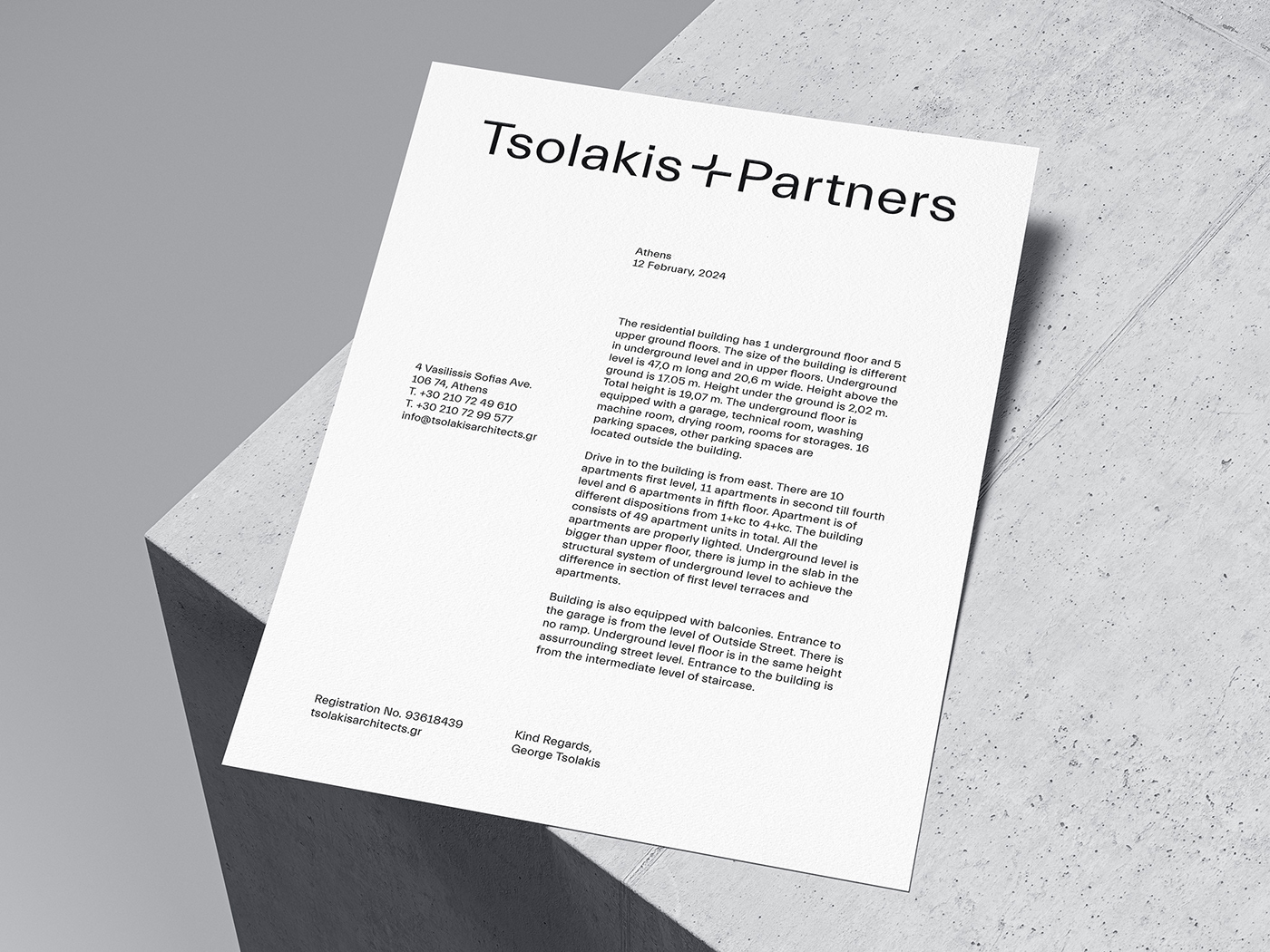 Image from the Tsolakis + Partners: Branding that Builds Identity article on Abduzeedo