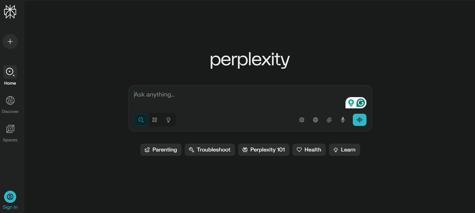 perplexity ai free
