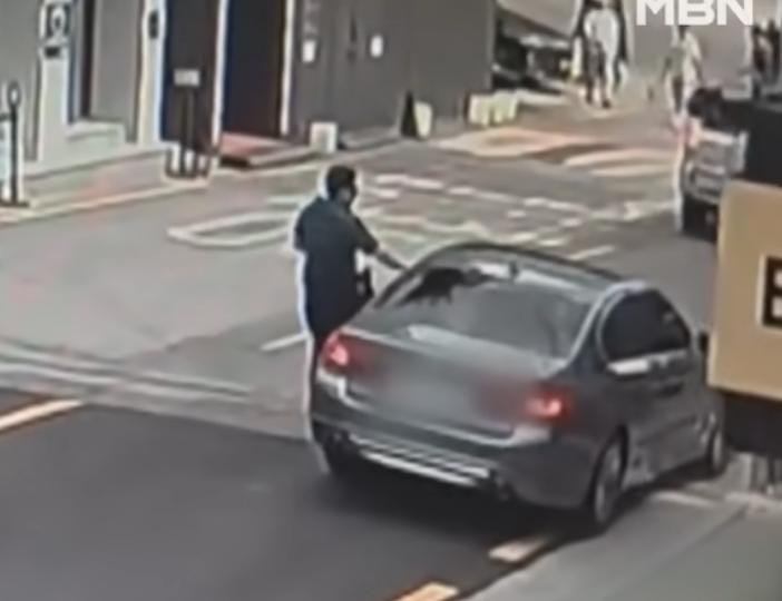 A picture of Lee Kyung Kyu  police investigation for alleged drug-impaired driving