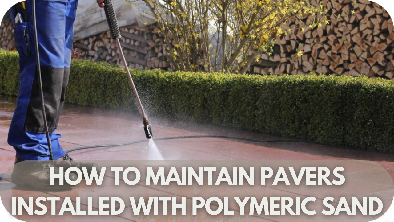 Tips to keep your polymeric sand pavers looking great.