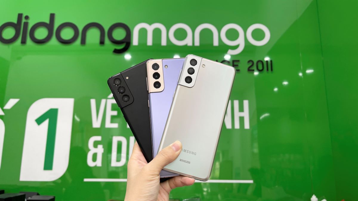 Samsung S21 Plus Mỹ cũ sở hữu thiết kế sang trọng, màu sắc ấn tượng