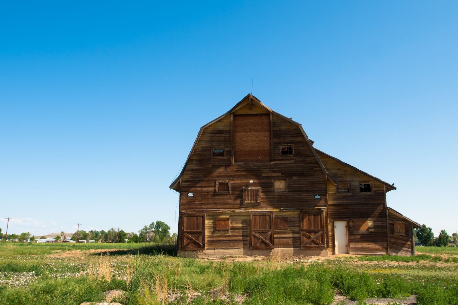 Restored barn standing strong after professional repairs, preserving its historic charm and ensuring long-term functionality.

