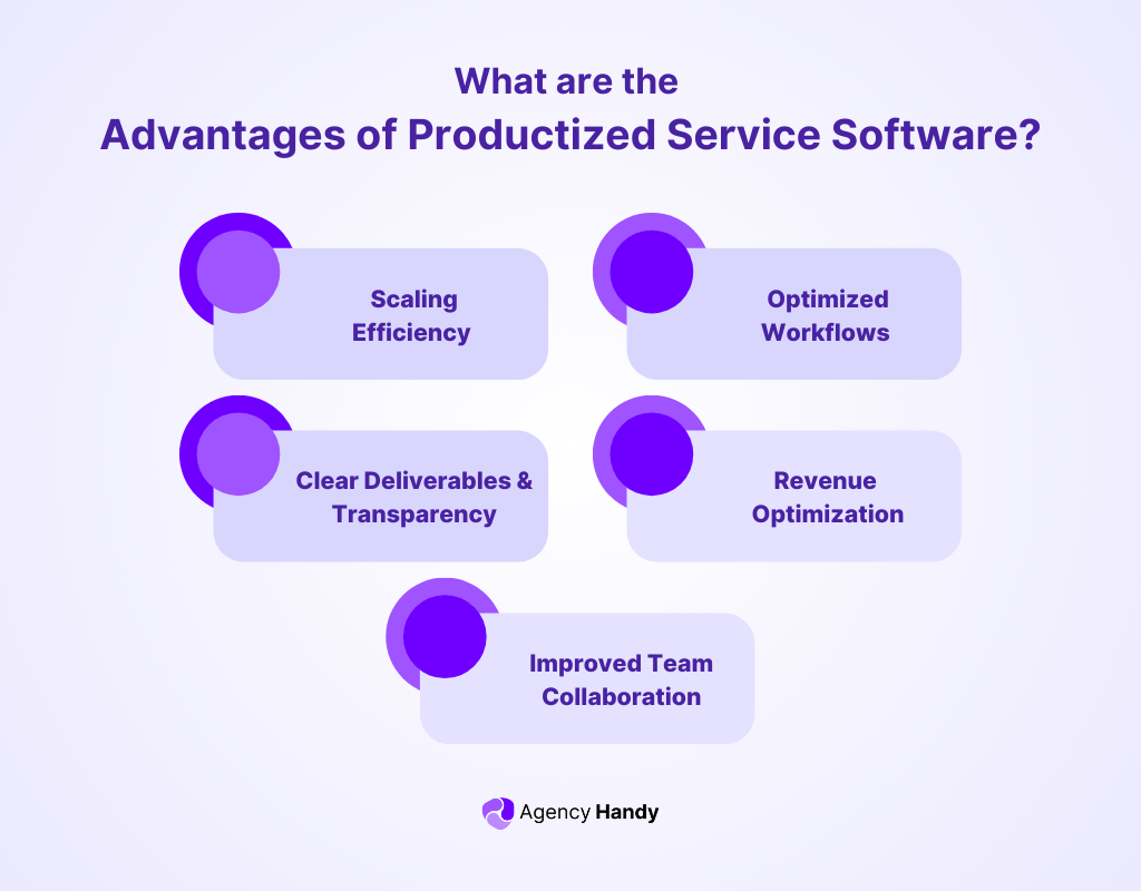 What are the Advantages of Productized Service Software?