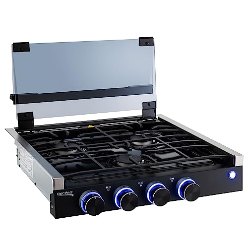 RecPro RV Built In Gas Cooktop | 2 Burner or ...