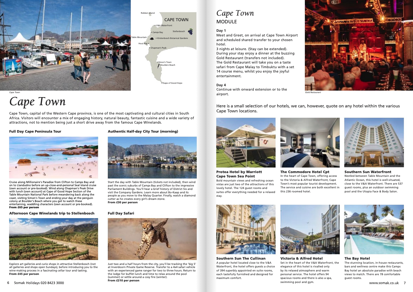 South africa travel brochure