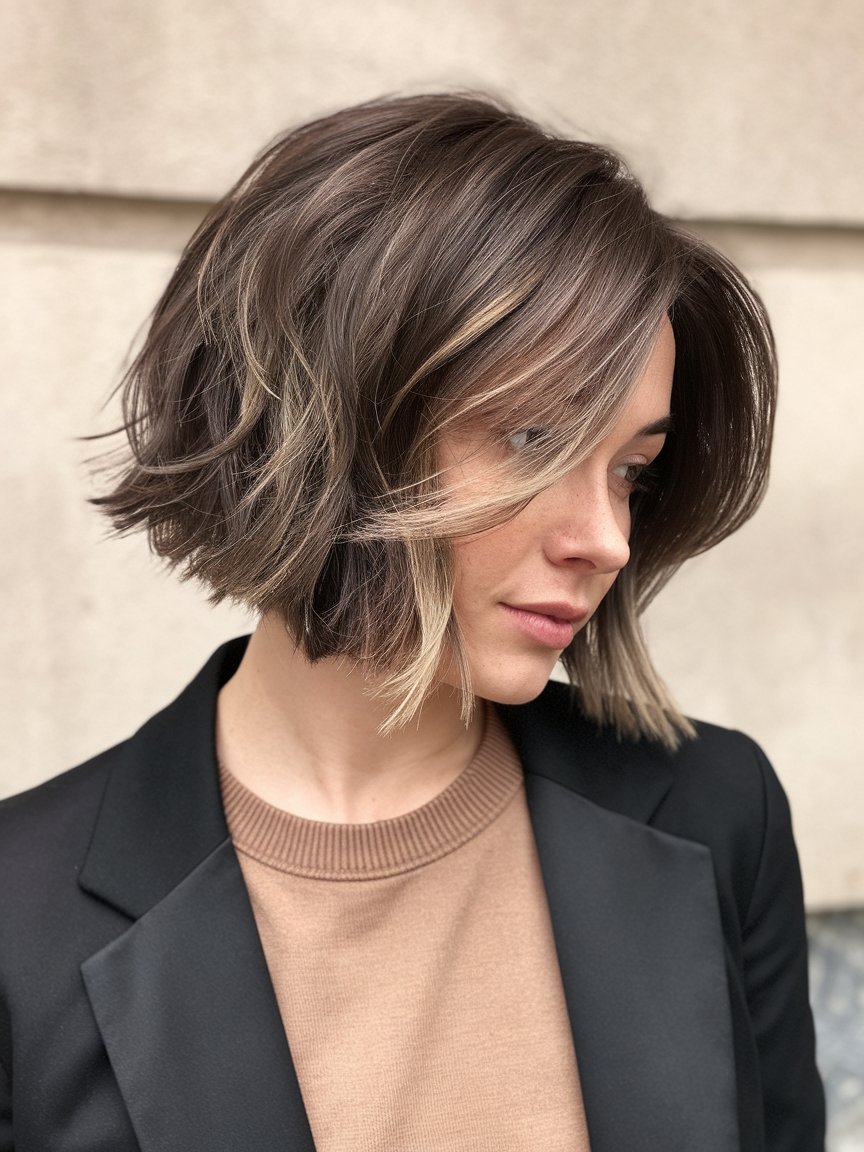 20. Short Sliced Inverted Bob