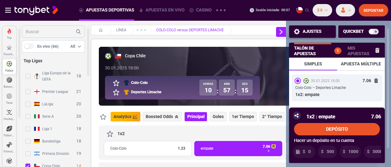 registro tonybet