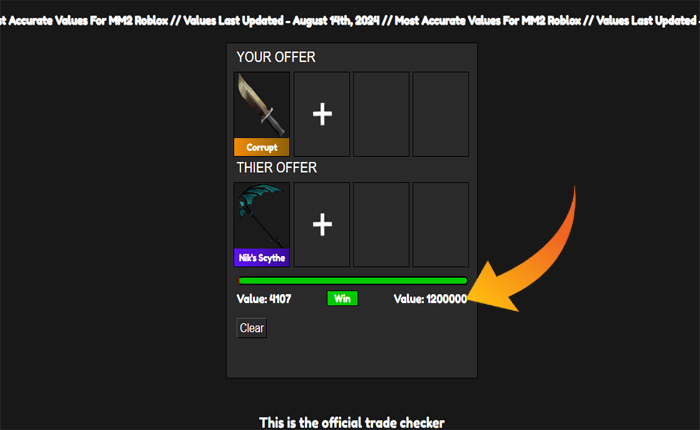 MM2 Trade Checker 