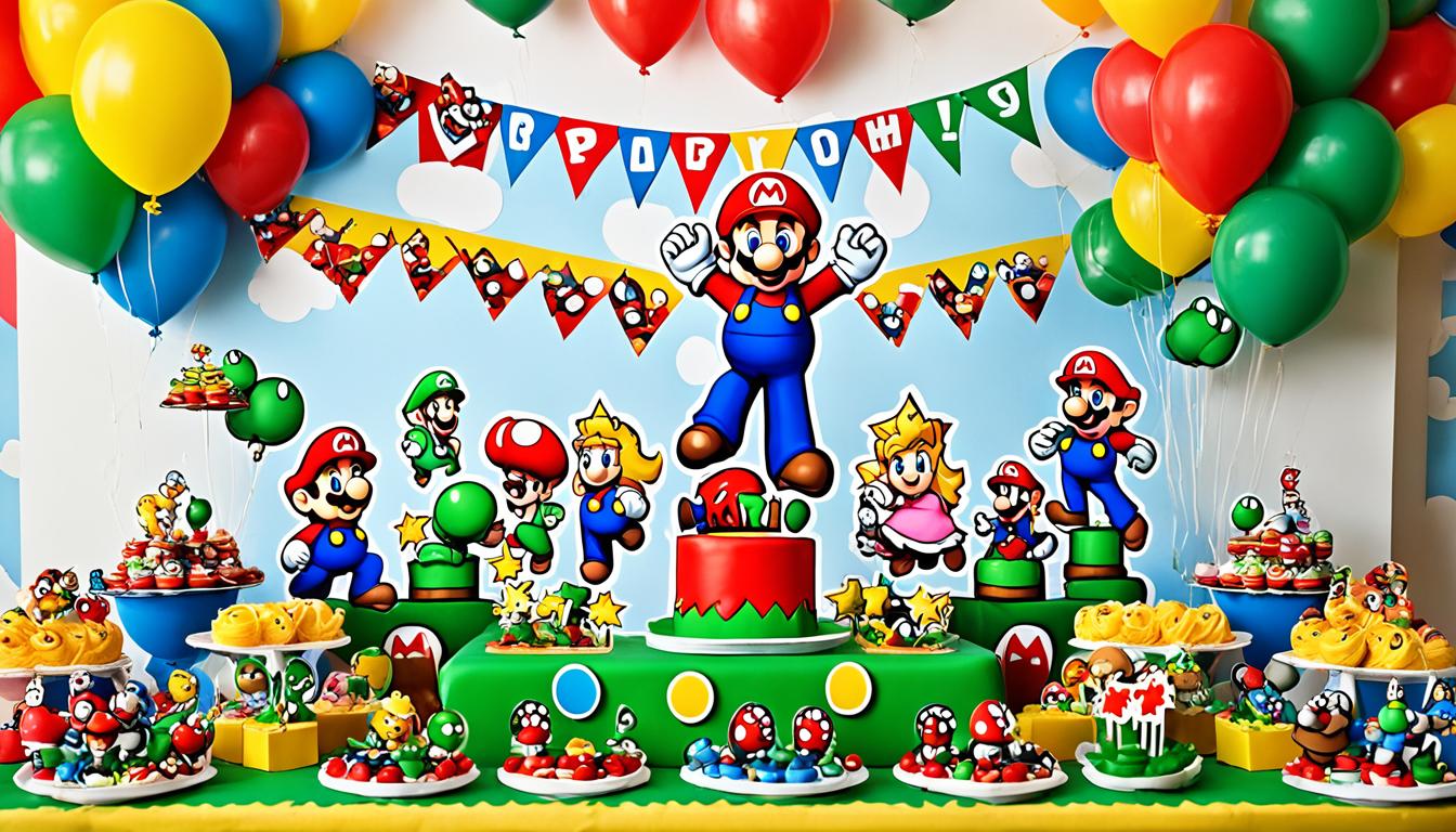 decoration super mario birthday party ideas