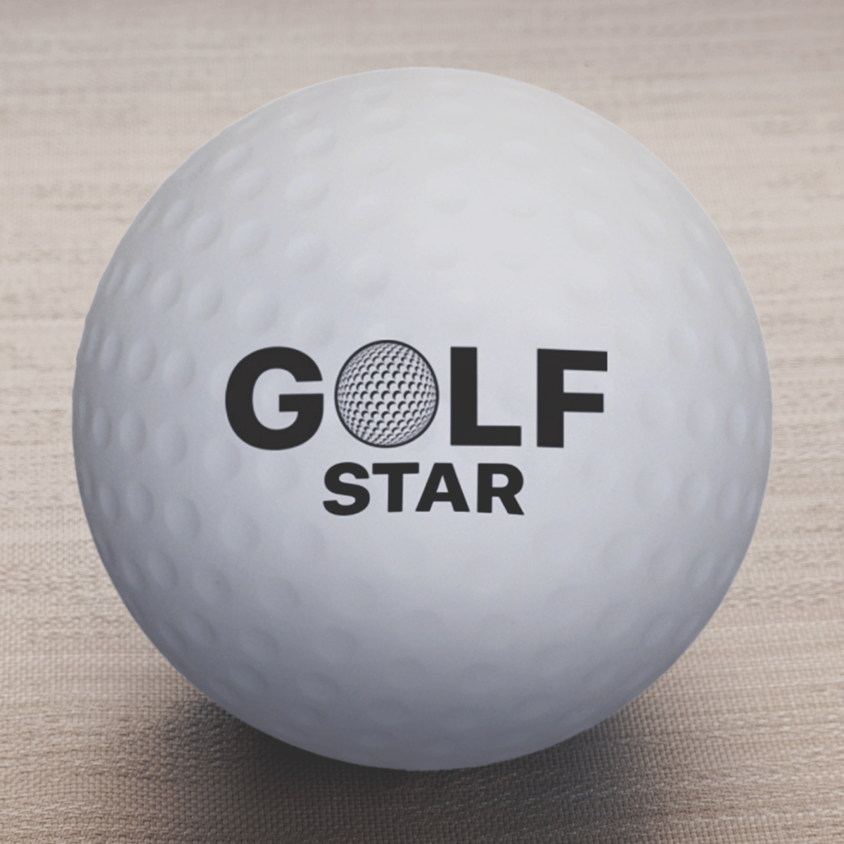 Branded golf-themed stress ball