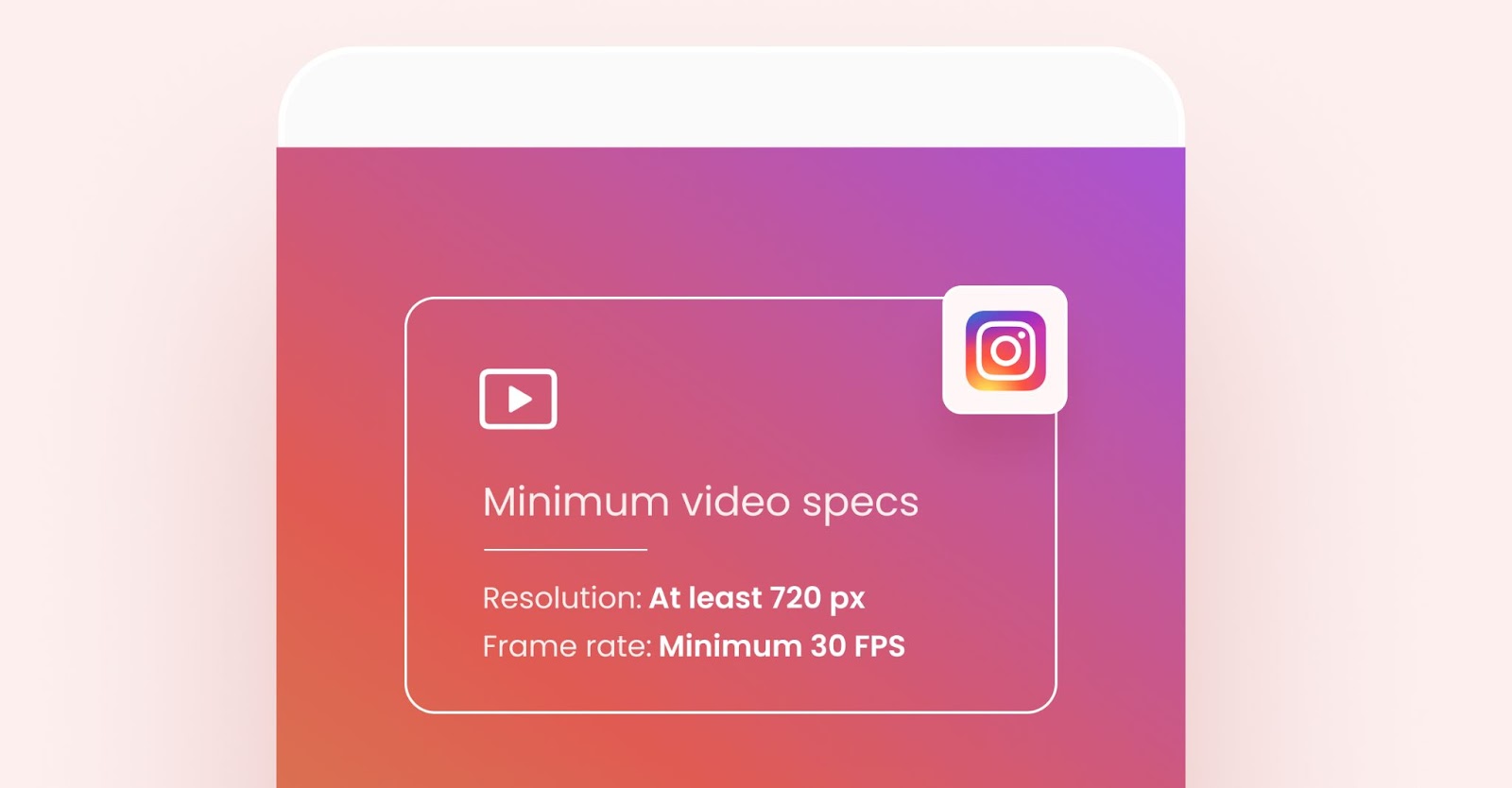 minimu video specs