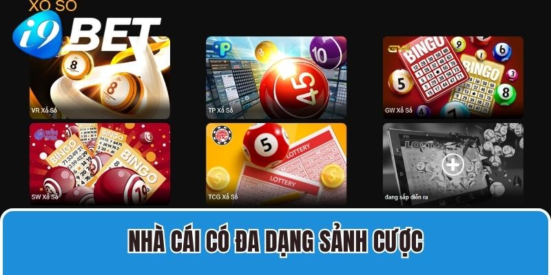 Có nhiều sảnh cược phù hợp để hội viên chinh chiến nhiều phiên