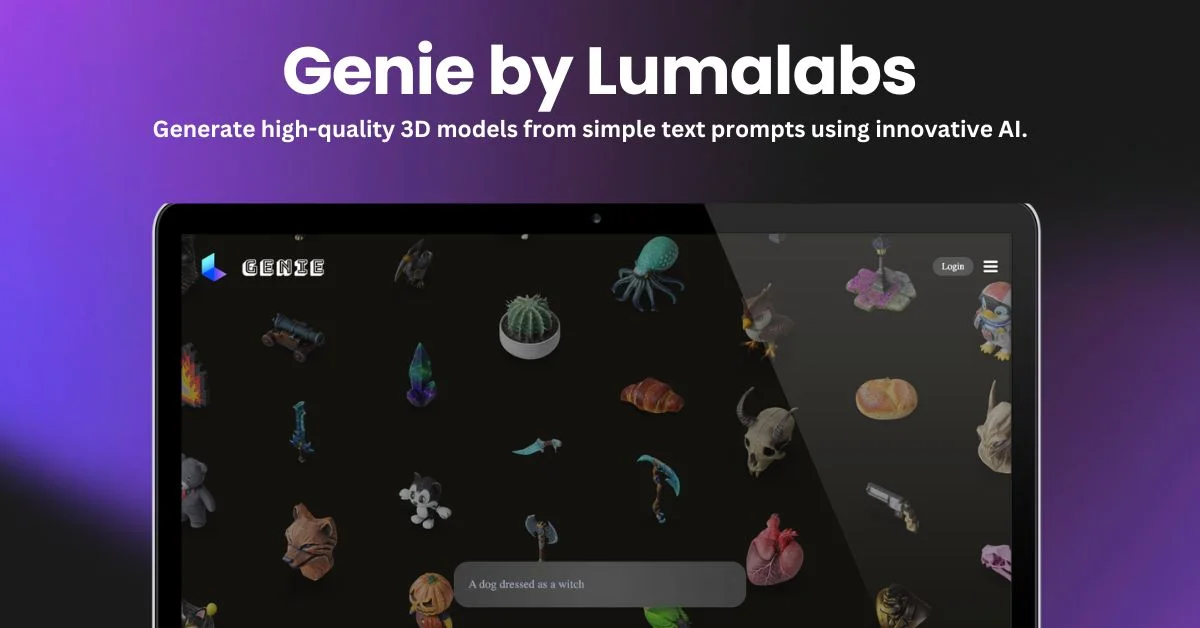 LumaLabs Genie AI animation tool