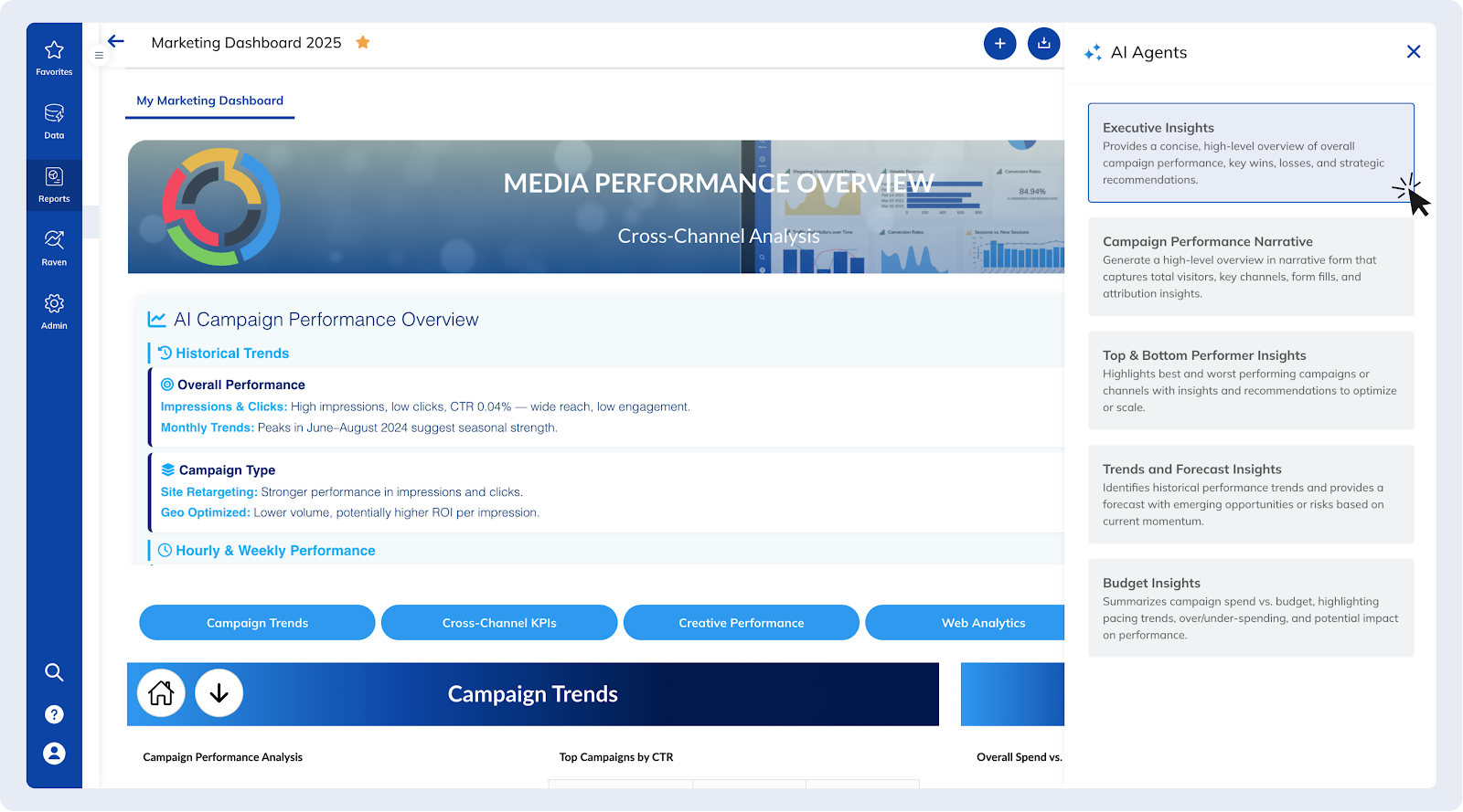 AI Agents in Dashboards TapClicks
