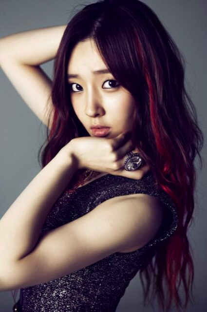 This contain an image of Former T-ARA member Ahreum.