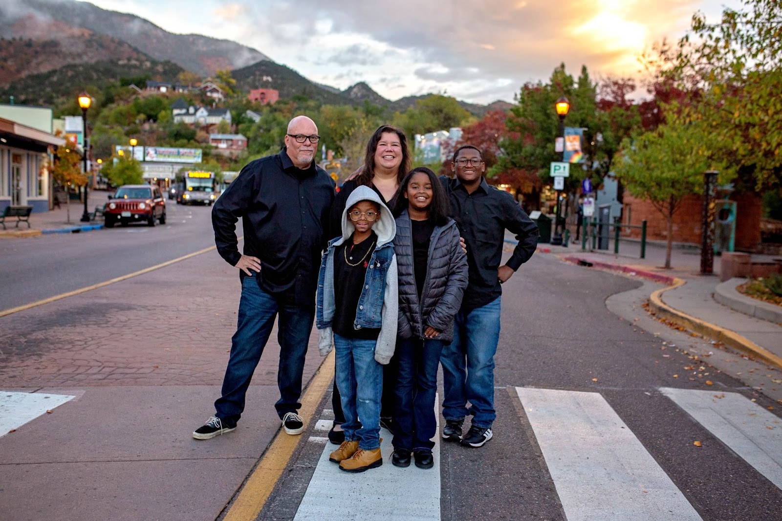 Aaron and Victoria and their daughter Carmen 12, and sons Xavier 14 and Carlos 10. 