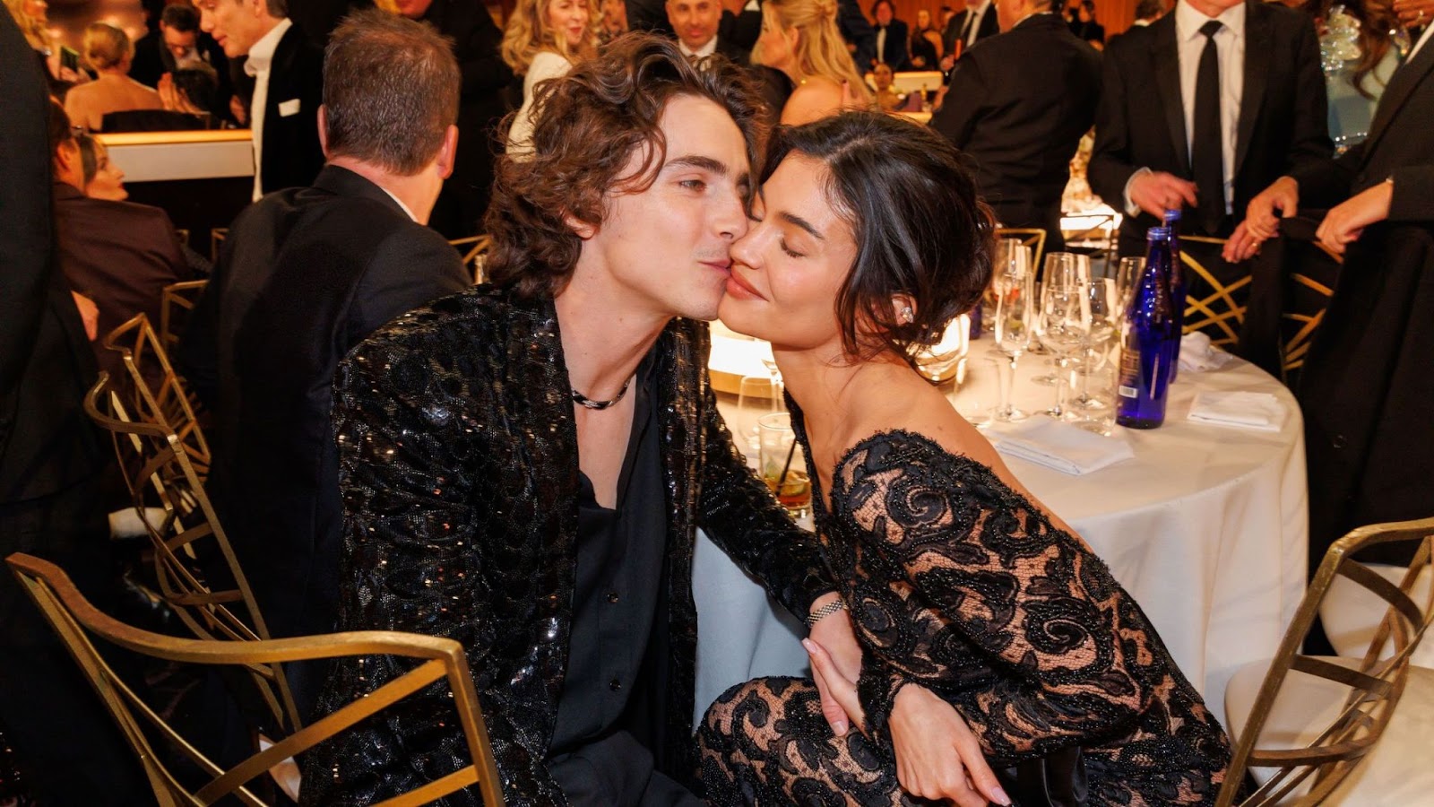 Timothée Chalamet and Kylie Jenner
