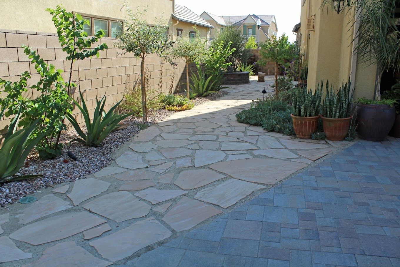 grout tiles outdoor landscaping