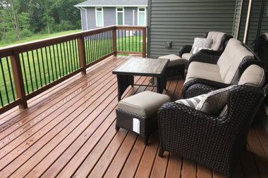 what is kdat lumber wood deck outdoor living space with furniture custom built michigan