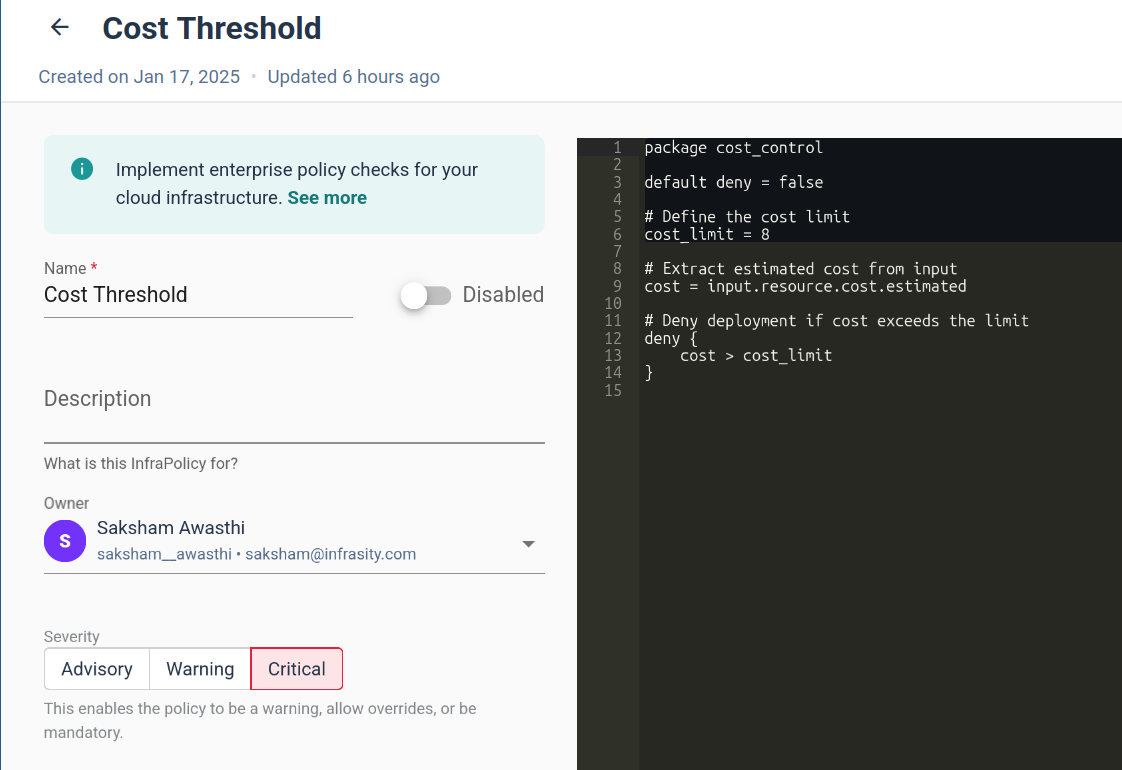 cost threshold