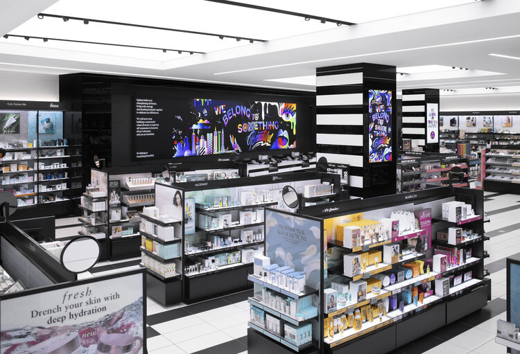 Interior image of Sephora