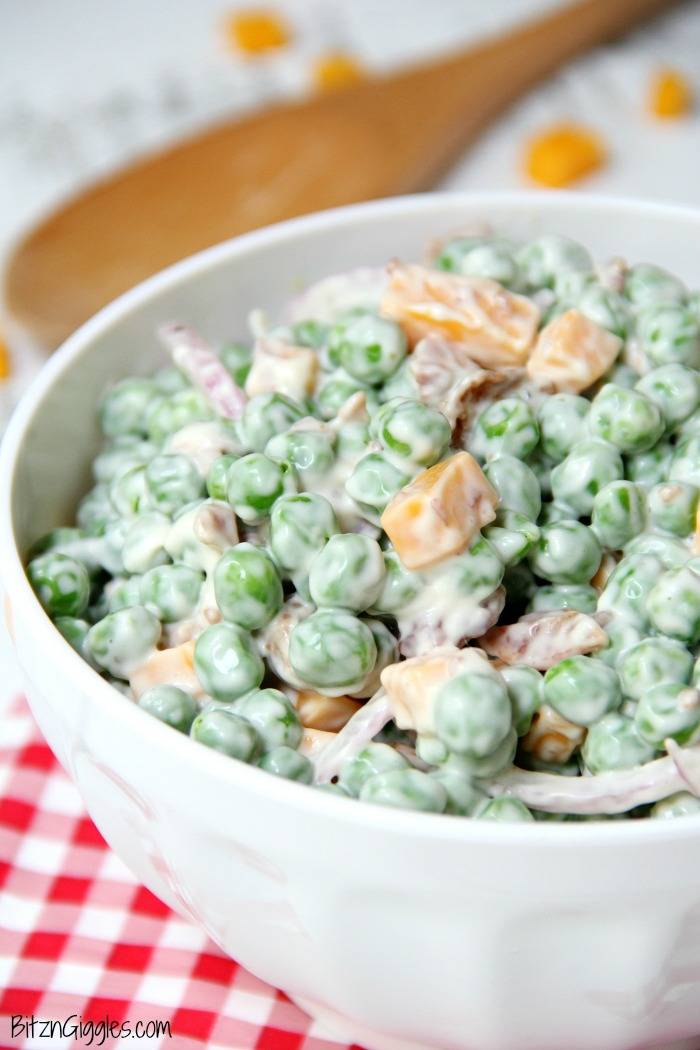 pea salad for Easter dinner 