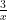 \frac{3}{x}