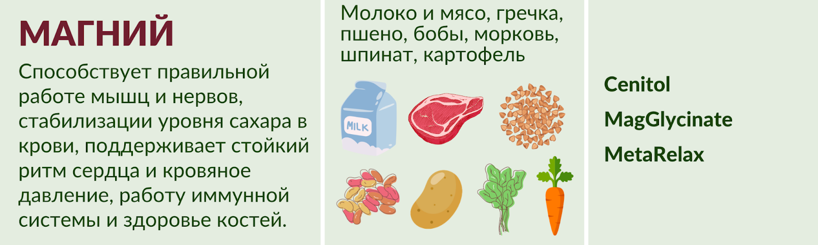 магний в каких продуктах