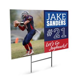  Football yard Sign Example- missionprint.com