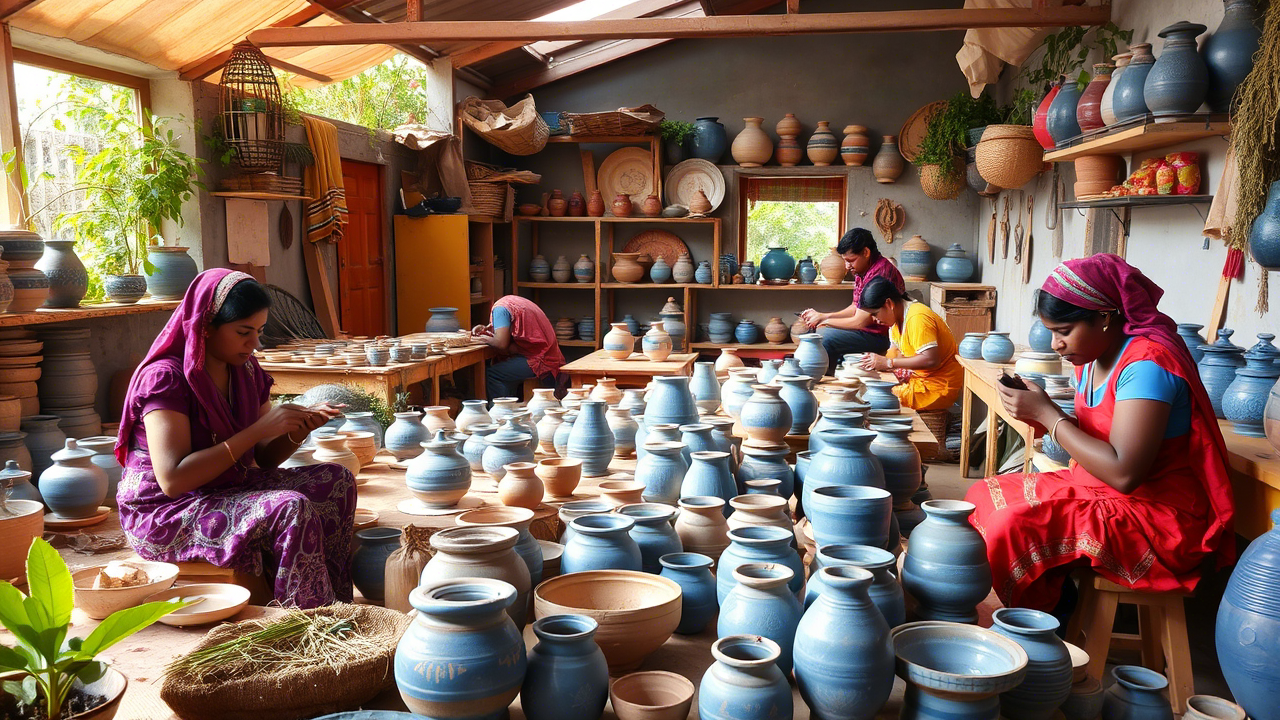 Multani Blue Pottery