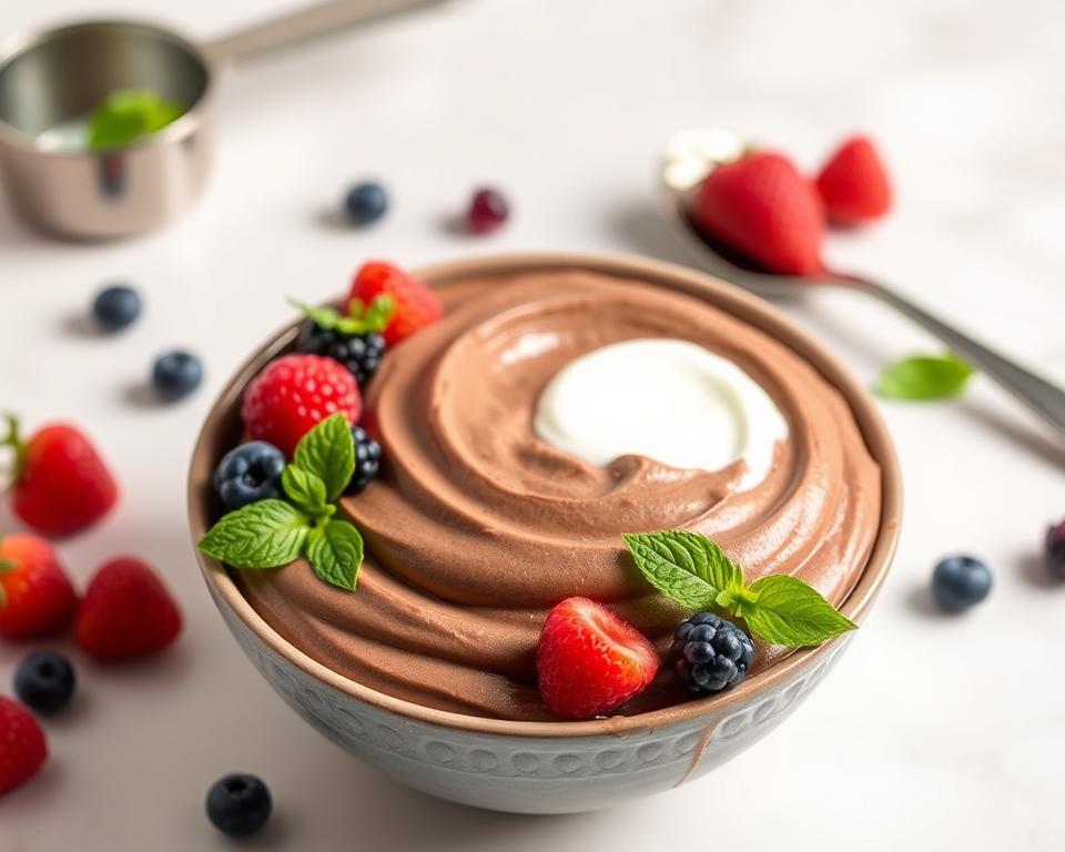 cottage cheese chocolate mousse calories