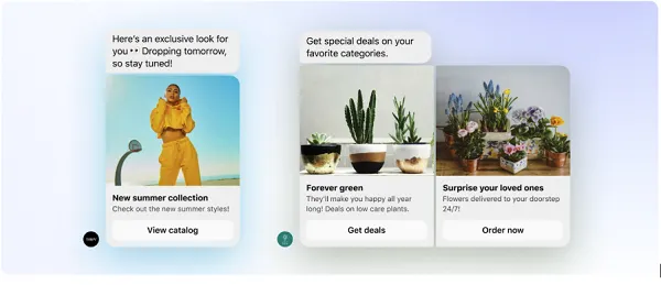 Instagram DM ad example