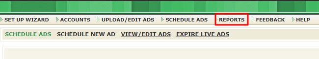 Reports Overview Screenshot