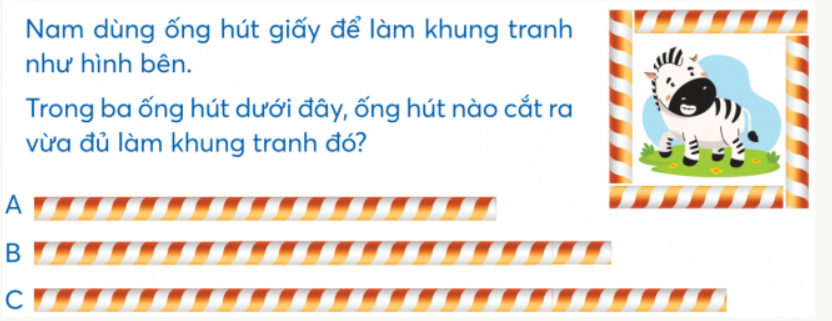 BÀI 18.CHU VI HÌNH VUÔNGTHỰC HÀNHBài 1: Tính chu vi hình vuông Giải nhanh:Cạnh hình vuông10 cm52 m107 mChu vi hình vuông40 cm208 m428 m Bài 2: Tính độ dài cạnh hình vuôngGiải nhanh:Chu vi hình vuông28 cm80 mm64 kmCạnh hình vuông7 cm20 mm16 km VUI HỌCGiải nhanh:Ống hút C vừa đủ để làm khung tranh đó.LUYỆN TẬP