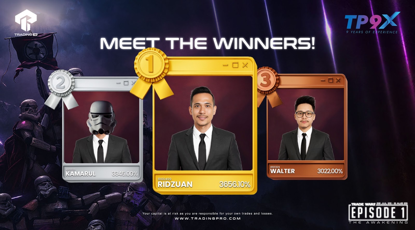 Trade Wars Episode 1: The Awakening – Spotlight Winners Revealed!